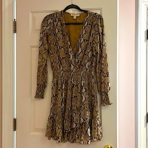 Michael Kors short reptile print dress.  Beautiful!